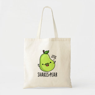 Bolso De Tela Shakes-pear Funny Pear Fruit Pun