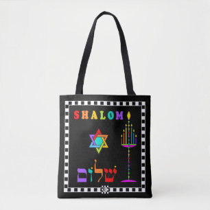 Bolso De Tela Shalom Israel