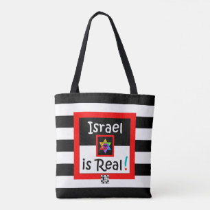Bolso De Tela ¡Shalom! ¡Israel Es Real! tote