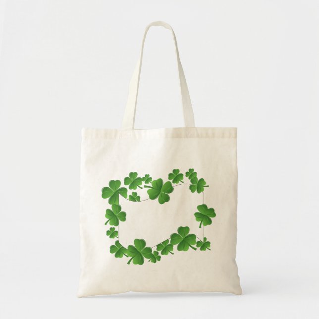 Bolso De Tela Shamrock (Frente)