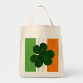 Bolso De Tela Shamrock Clover Irlandés St. Patrick