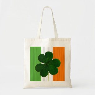 Bolso De Tela Shamrock Clover Irlandés St. Patrick