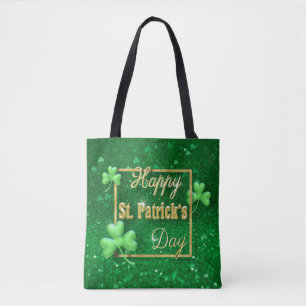 Bolso De Tela Shamrock del Día de San Patricio