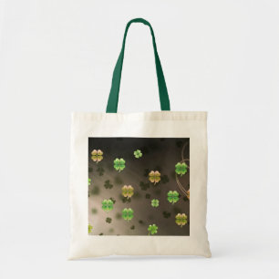 Bolso De Tela Shamrock irlandés