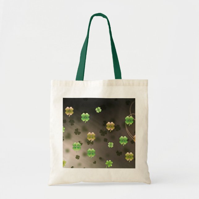 Bolso De Tela Shamrock irlandés (Frente)