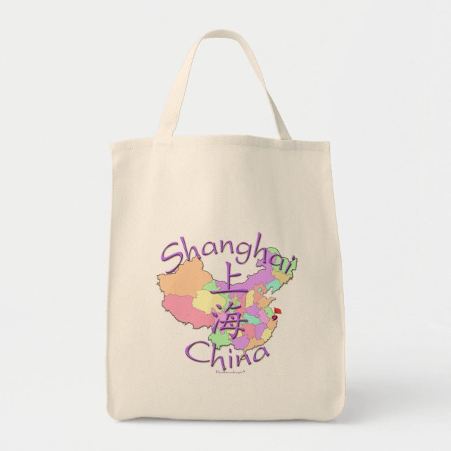 Bolso De Tela Shangai China (Frente)