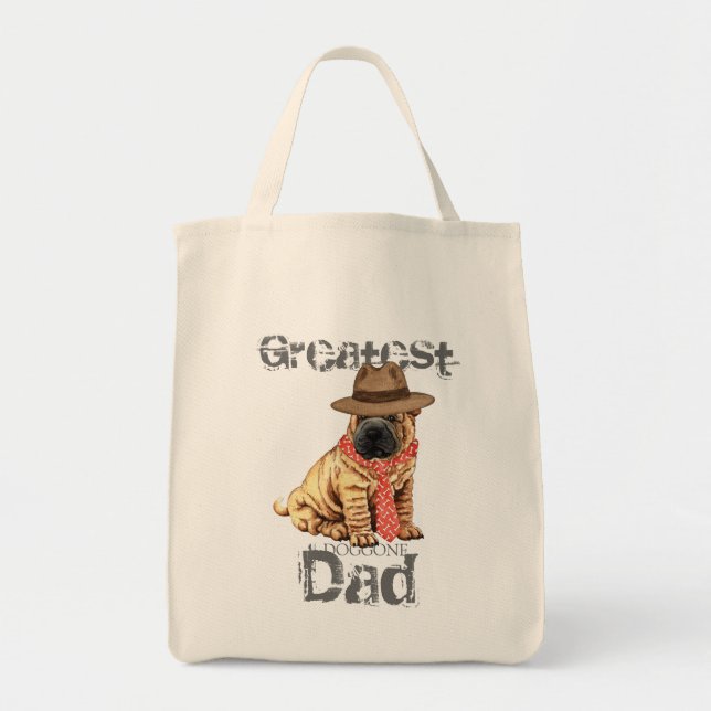 Bolso De Tela Shar-Pei Dad (Frente)