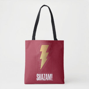 Bolso De Tela ¡SHAZAM! Furia de los dioses Insignia Lightning