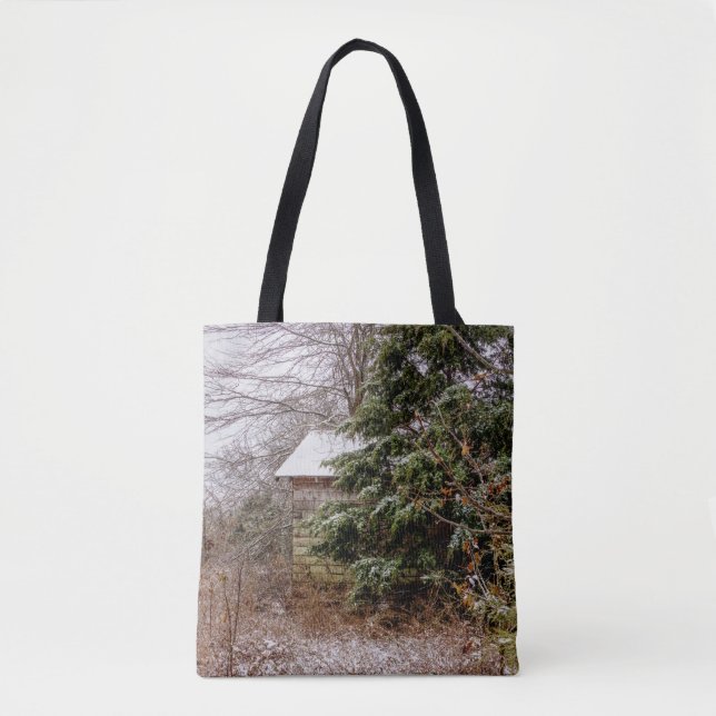 Bolso De Tela Shed Abandonado (Anverso)