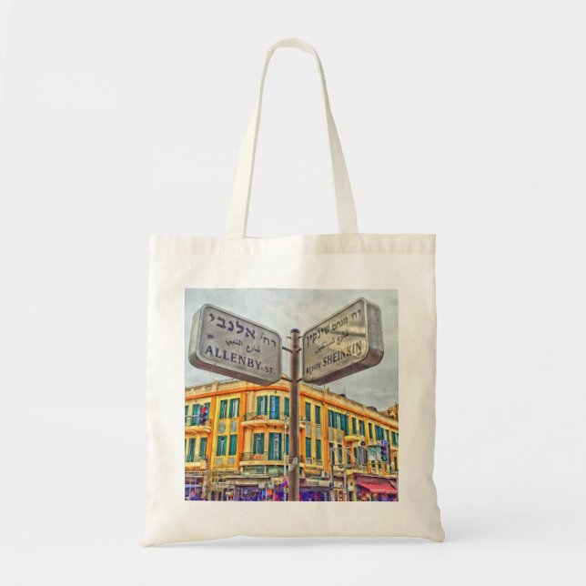 Bolso De Tela Sheinkin - Allenby Tote Bag (Frente)