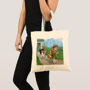 Bolso De Tela Sheldon y Davie Adventure