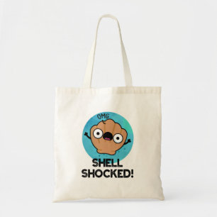 Bolso De Tela Shell impactó a Funny Seashell Pun