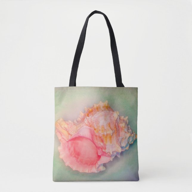 Bolso De Tela Shell tropical (Anverso)