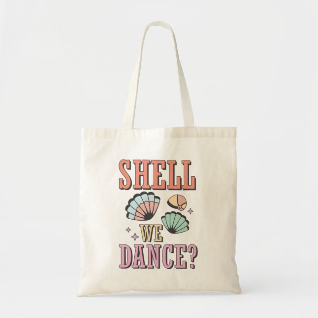 Bolso De Tela Shell We Dance (Frente)