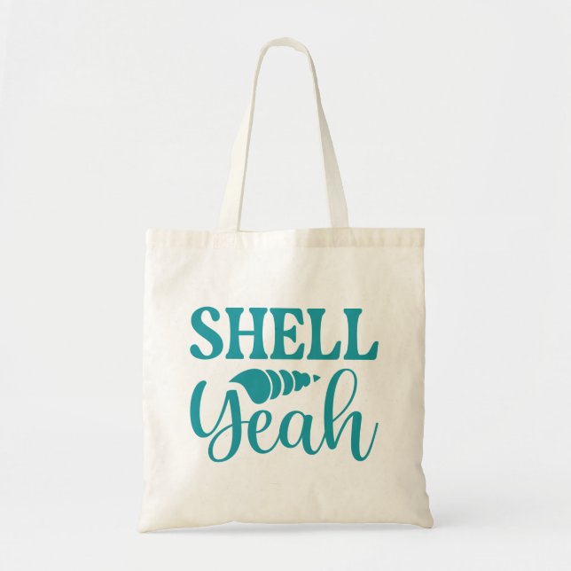 Bolso De Tela Shell Yeah (Frente)