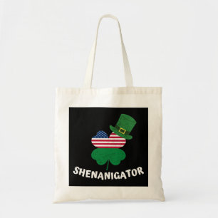 Bolso De Tela Shenanigator del Día de San Patricio