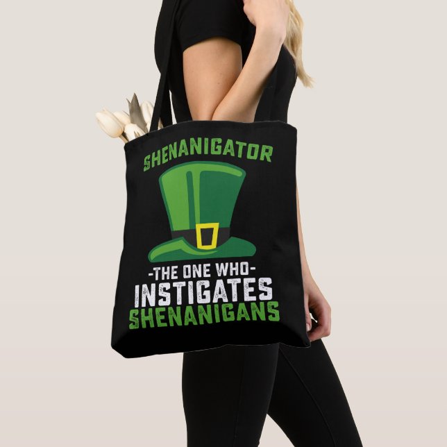 Bolso De Tela Shenanigator El que instiga a los travesuras (Detalle)