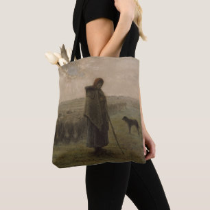 Bolso De Tela Shepherdess y su multitud el   1862-63