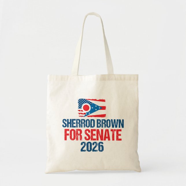 Bolso De Tela Sherrod Brown for Senate 2026 Election (Frente)