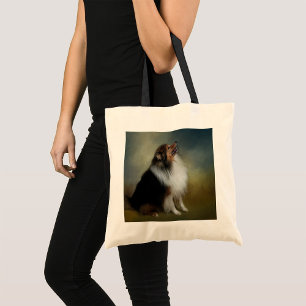 Bolso De Tela Shetland Sheep Dog Tote Bag