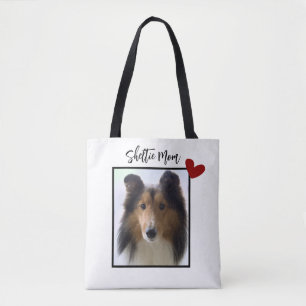 Bolso De Tela Shetland Sheepdog Photo Sheltie Mom