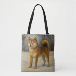 Bolso De Tela Shiba Inu