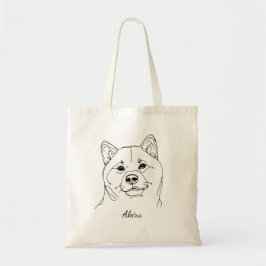 Bolso De Tela Shiba Inu Personalizable Tote Bag