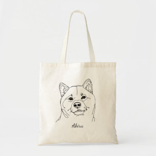 Bolso De Tela Shiba Inu Personalizable Tote Bag