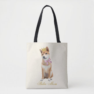 Bolso De Tela Shiba Mom