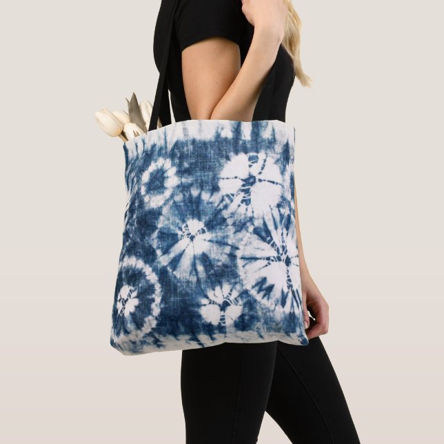 Bolso De Tela Shibori (Detalle)