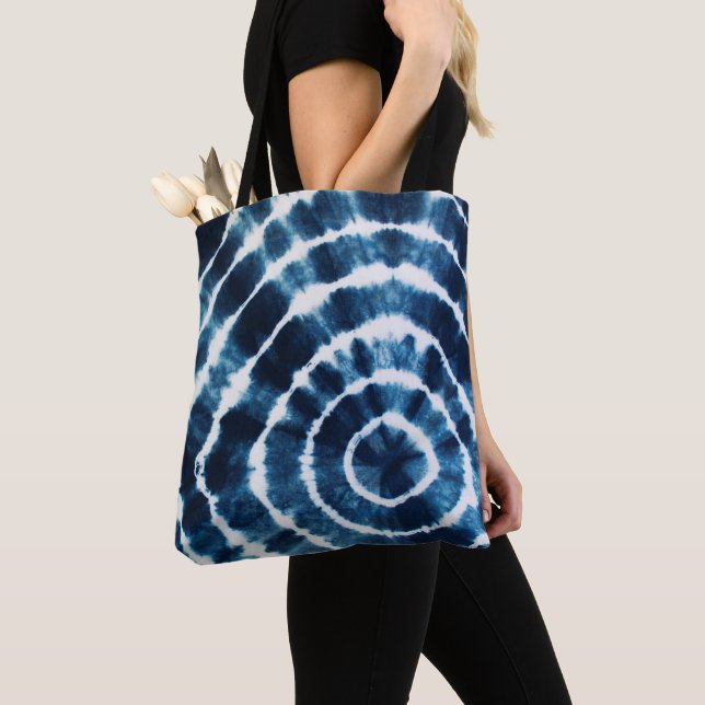 Bolso De Tela Shibori (Detalle)