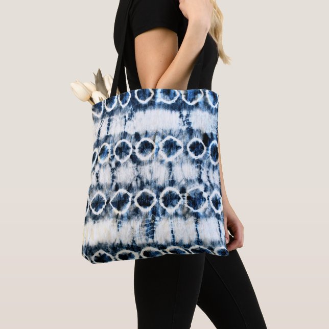 Bolso De Tela Shibori (Detalle)