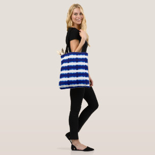 Bolso De Tela Shibori Tie Dye Fabric Pattern Boho Tote Bag