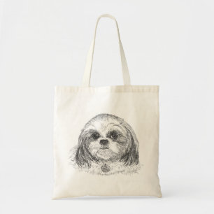 Bolso De Tela Shih Tzu