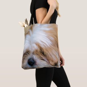 Bolso De Tela Shih Tzu