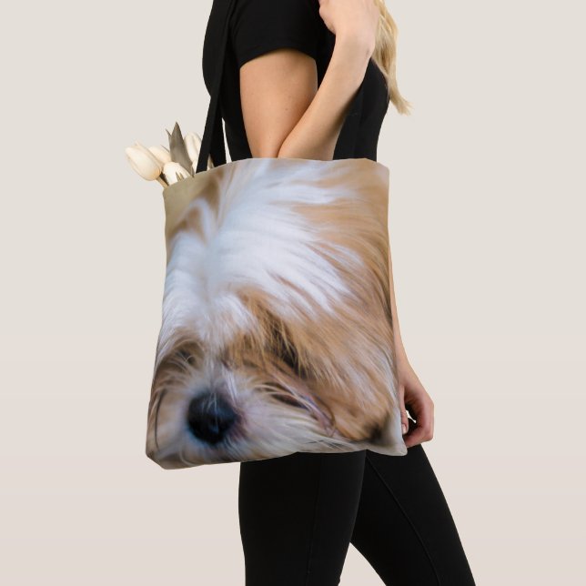 Bolso De Tela Shih Tzu (Detalle)