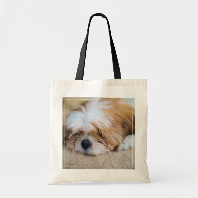 Bolso De Tela Shih Tzu (Frente)