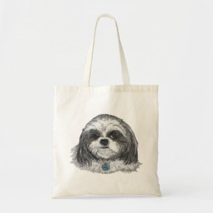 Bolso De Tela Shih Tzu Dog