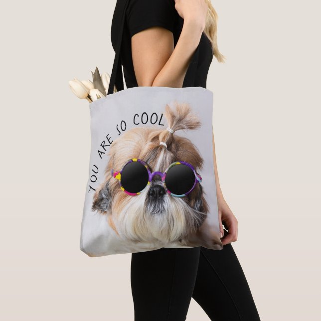 Bolso De Tela Shih Tzu Eres tan guapo de Guay. (Detalle)