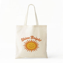 Shine Bright Positive Energy Tote Bag