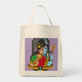 Bolso De Tela Shiva Parvati Tote Bag – Divine Couple of Harmony
