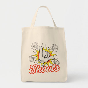 Bolso De Tela Shoots Comic Shaka Hawaii jerga de pidgin hawaiano