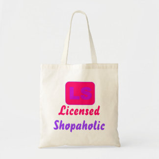 Bolso De Tela Shopaholic autorizado