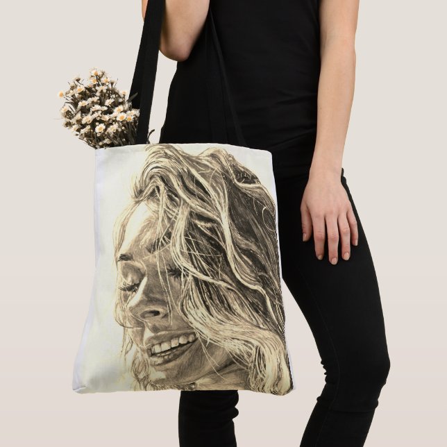 BOLSO DE TELA SHOPPING BAG - MARY (Detalle)