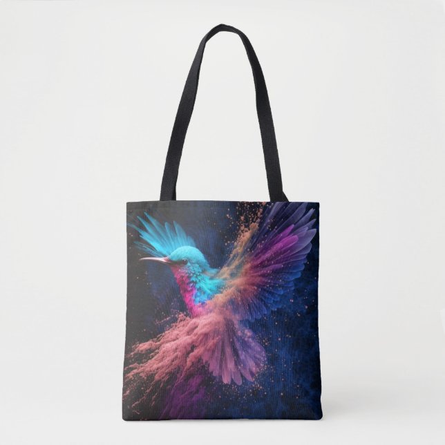 Bolso De Tela Shopping Bag With Bird (Anverso)