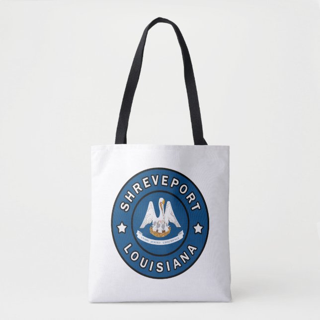 Bolso De Tela Shreveport Louisiana (Anverso)