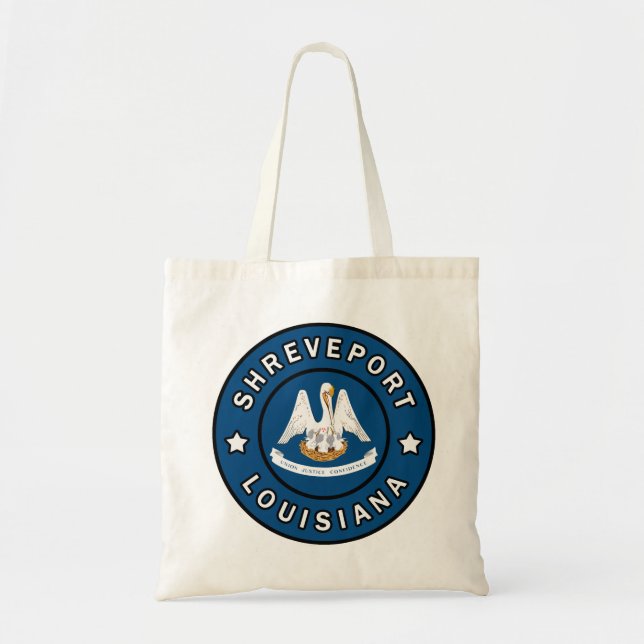 Bolso De Tela Shreveport Louisiana (Frente)