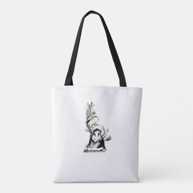 Bolso De Tela Shy Mr. Leaf (Reverso)
