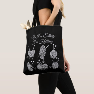 Bolso De Tela Si estoy sentada, voy a ponerme a punto para cualq