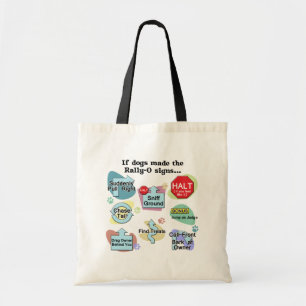 Bolso De Tela Si los perros hechos reúnen Rótulos